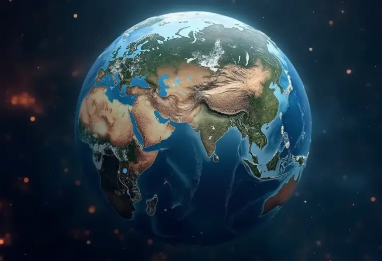 Globale Darstellung mit hervorgehobenen Konfliktzonen.