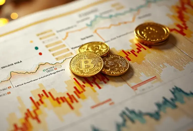 Diagramm zeigt Entwicklungen des Goldmarktes 2025.