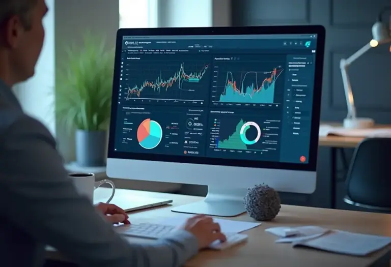 ETF-Steuerplanung Dashboard zeigt Diagramme und Tabellen.